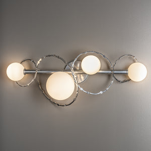 Hubbardton Forge - 201361-SKT-85-GG0712 - Four Light Bath Sconce - Olympus - Sterling