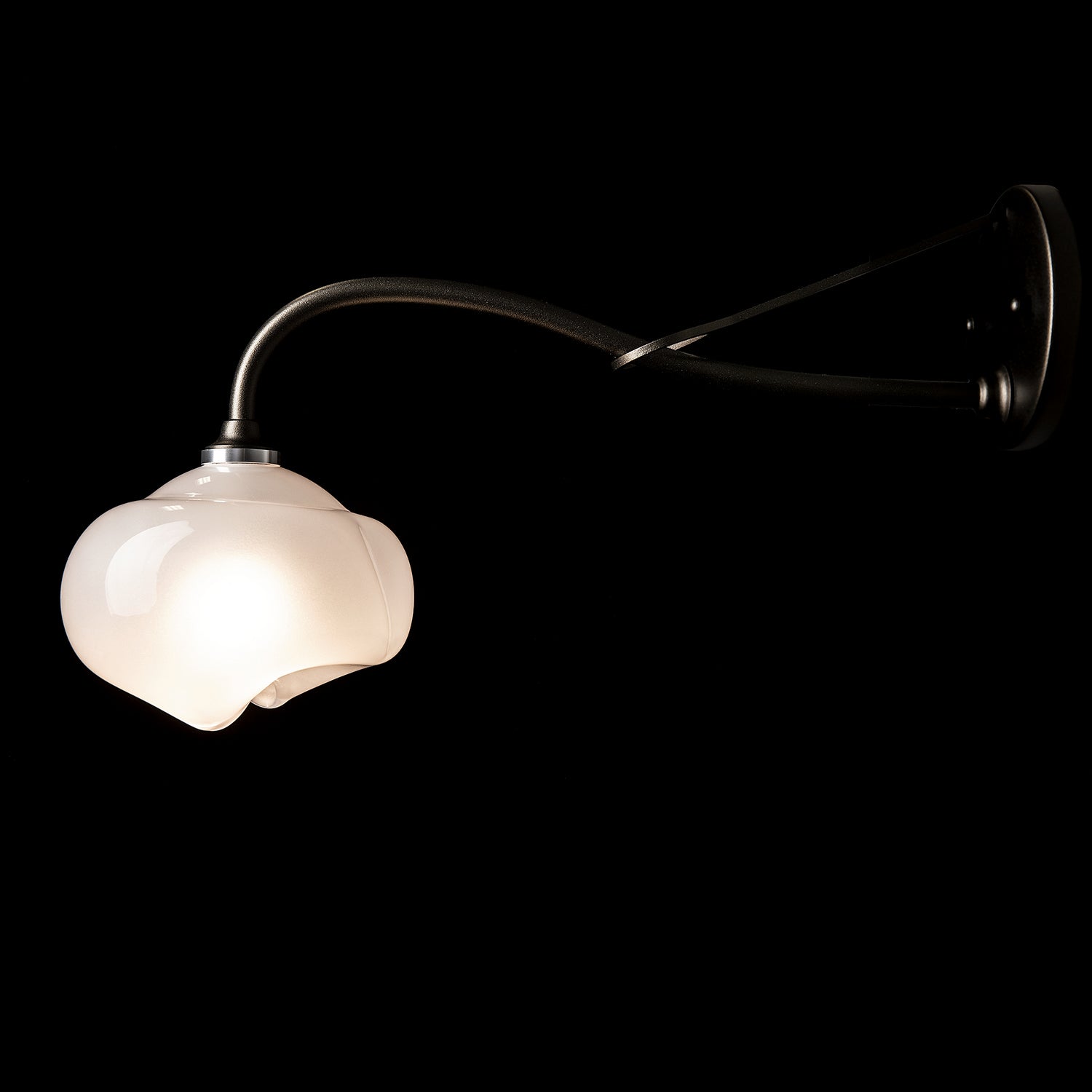 Hubbardton Forge - 201371-SKT-14-FD0710 - Ume 1-Light Long-Arm Sconce - Ume - Oil Rubbed Bronze