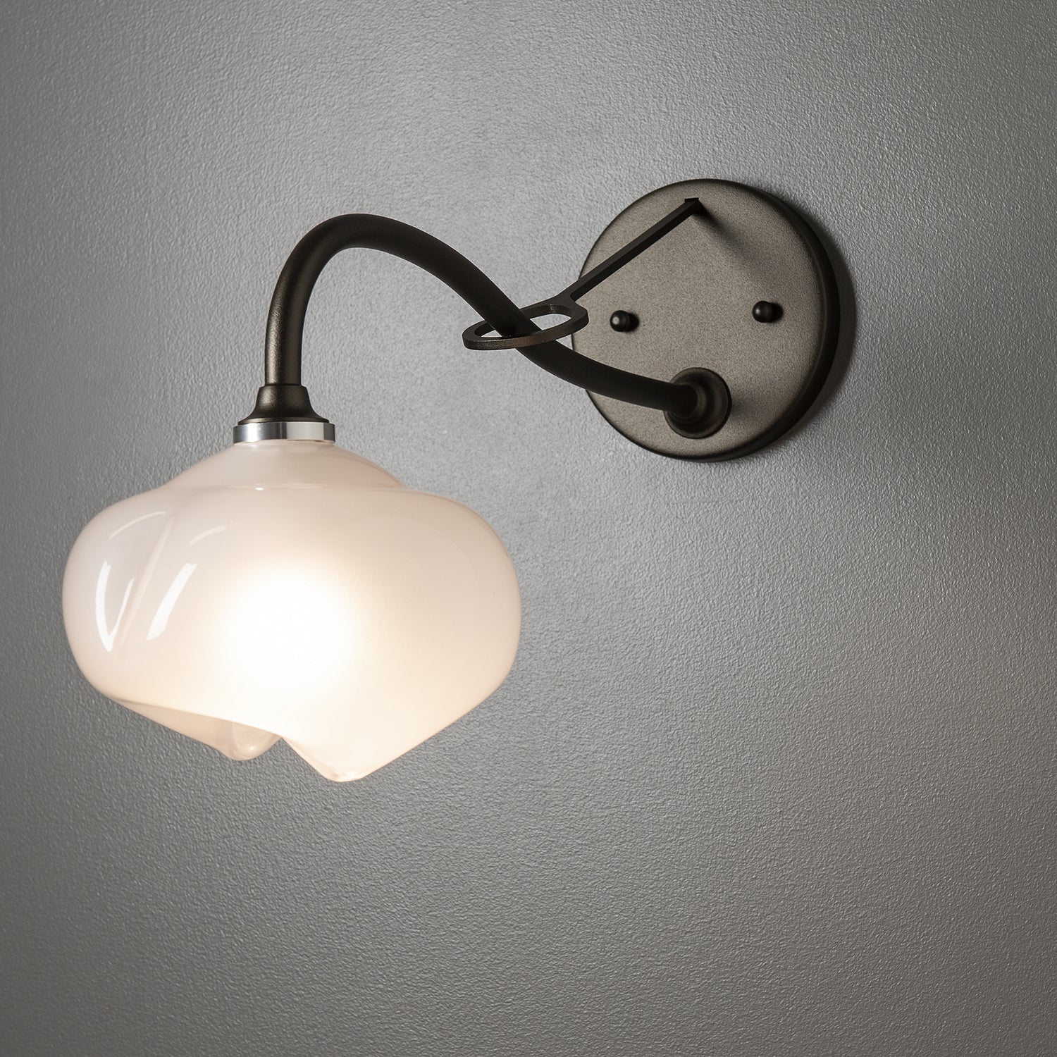 Hubbardton Forge - 201371-SKT-14-FD0710 - Ume 1-Light Long-Arm Sconce - Ume - Oil Rubbed Bronze