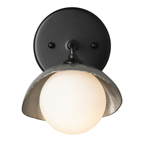 Hubbardton Forge - 201372-SKT-10-85-GG0711 - One Light Bath Sconce - Brooklyn - Black