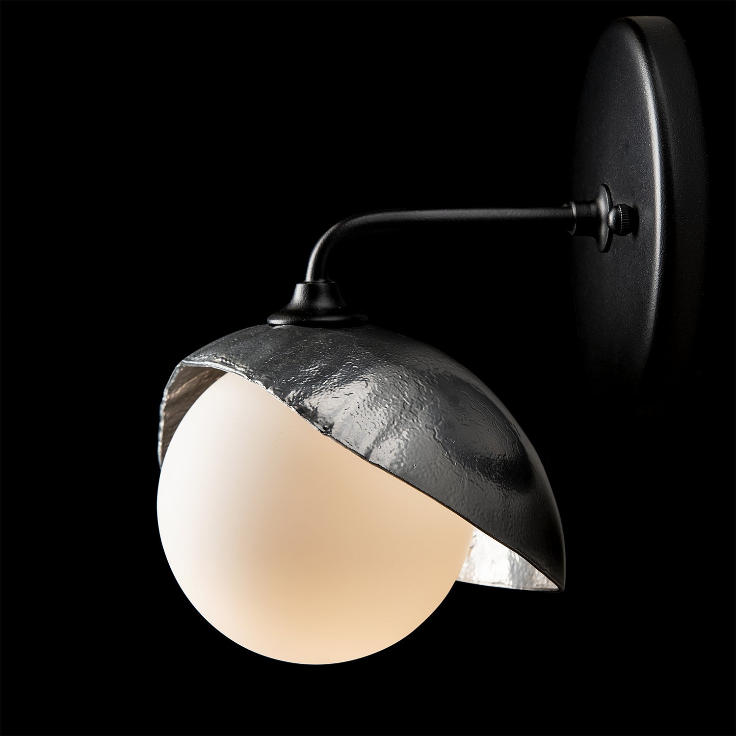 Hubbardton Forge - 201372-SKT-10-85-GG0711 - One Light Bath Sconce - Brooklyn - Black