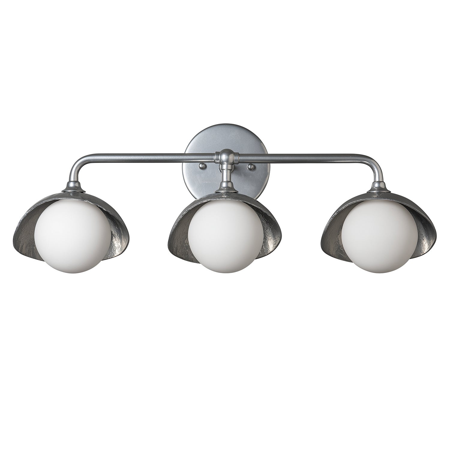 Hubbardton Forge - 201373-SKT-85-85-GG0711 - Brooklyn 3-Light Single Shade Bath Sconce - Brooklyn - Sterling