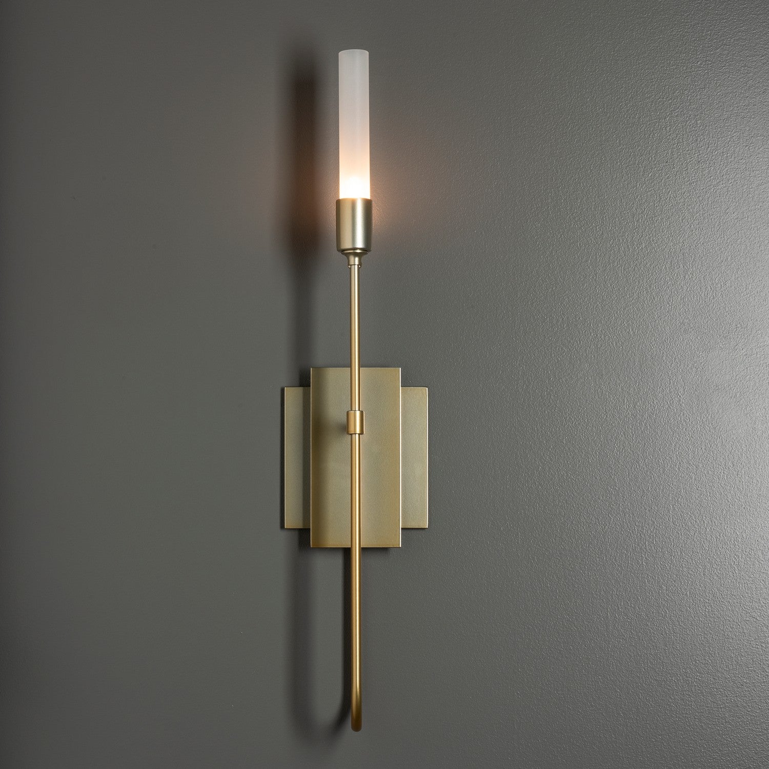 Hubbardton Forge - 203050-SKT-86 - One Light Wall Sconce - Lisse - Modern Brass