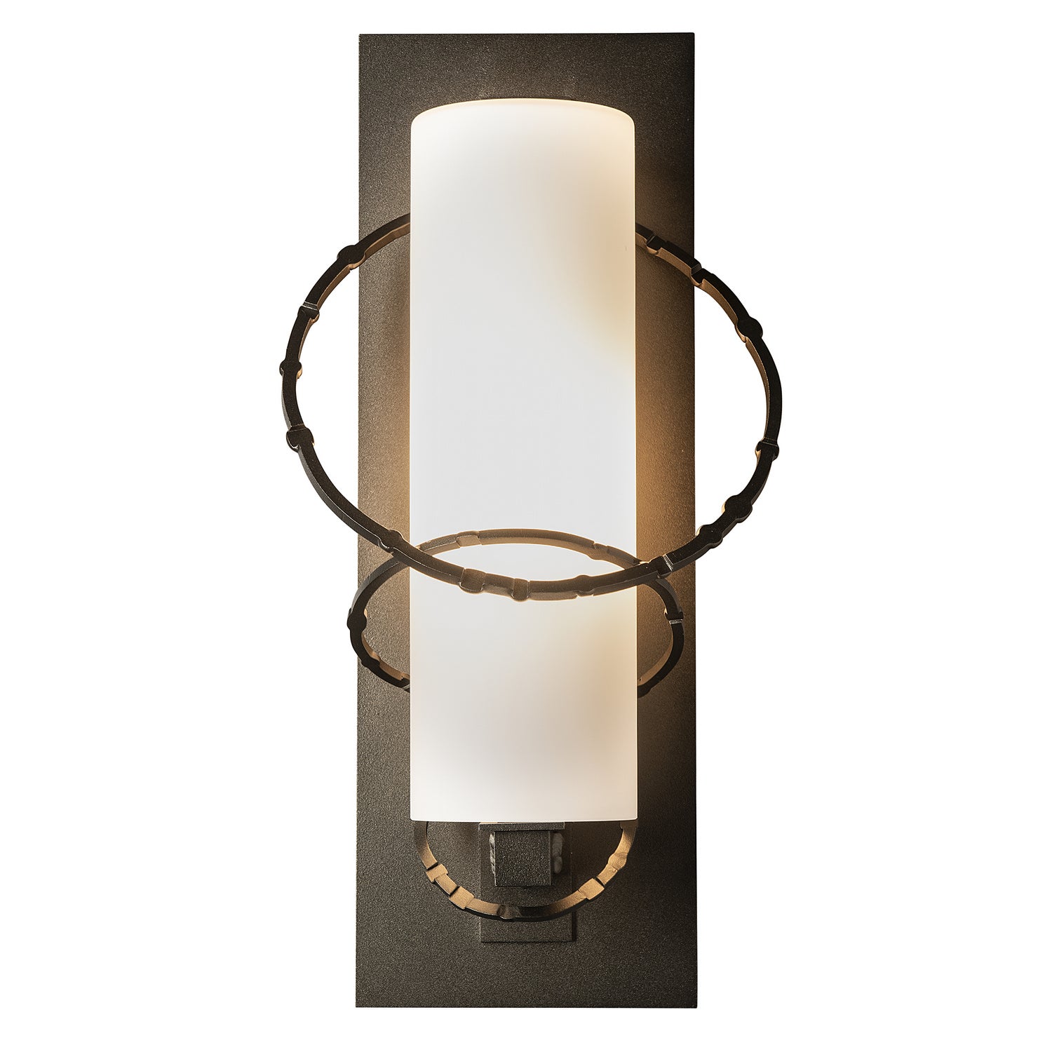 Hubbardton Forge - 302401-SKT-14-GG0066 - One Light Outdoor Wall Sconce - Olympus - Coastal Oil Rubbed Bronze