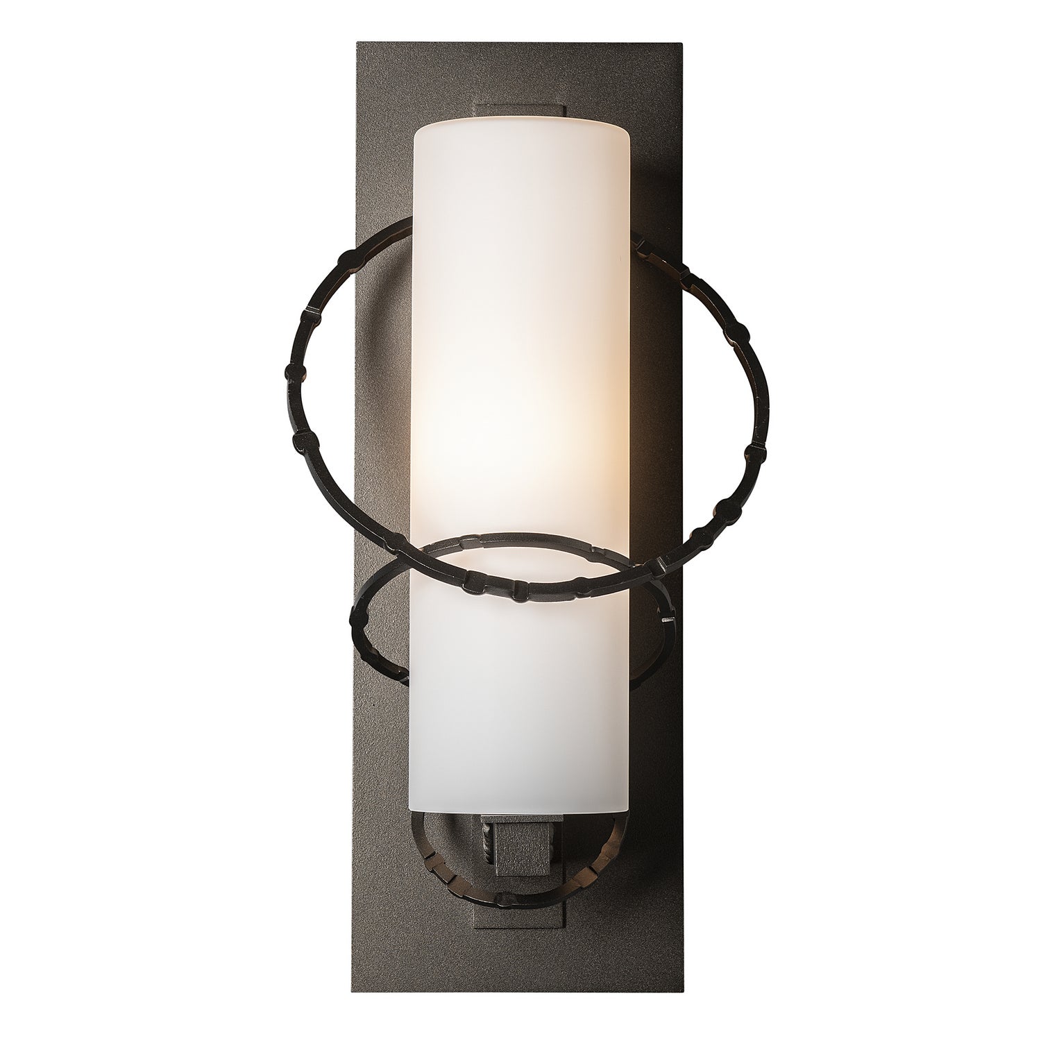 Hubbardton Forge - 302402-SKT-14-GG0034 - One Light Outdoor Wall Sconce - Olympus - Coastal Oil Rubbed Bronze