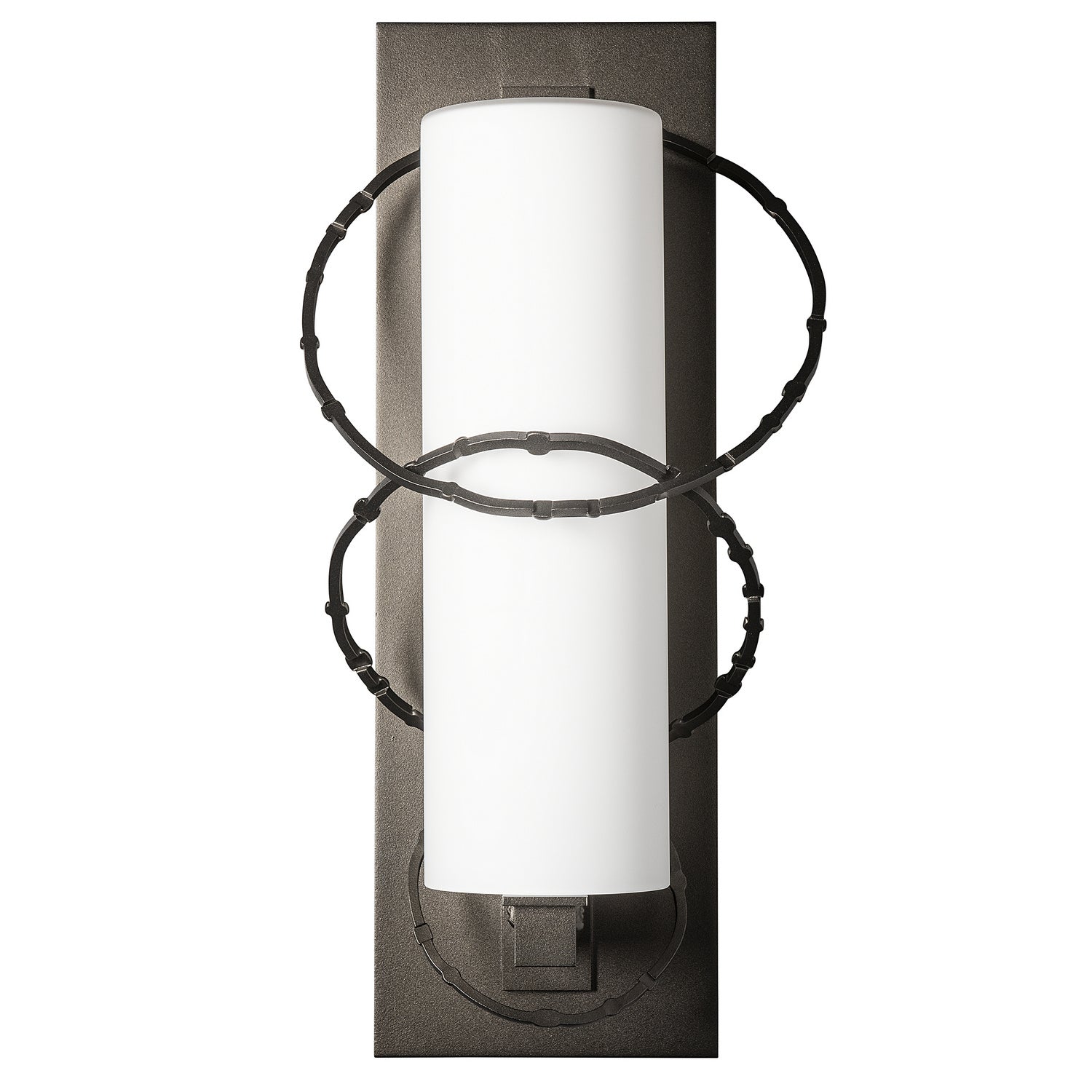 Hubbardton Forge - 302403-SKT-14-GG0037 - One Light Outdoor Wall Sconce - Olympus - Coastal Oil Rubbed Bronze