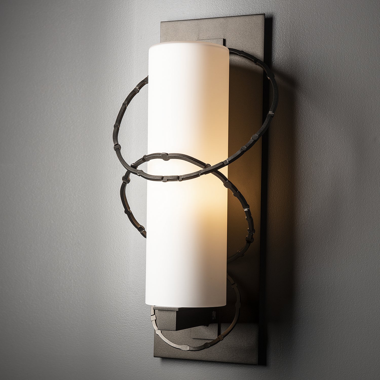 Hubbardton Forge - 302403-SKT-14-GG0037 - One Light Outdoor Wall Sconce - Olympus - Coastal Oil Rubbed Bronze