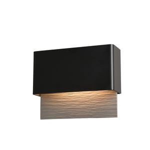 Hubbardton Forge - 302630-LED-80-78 - LED Outdoor Wall Sconce - Stratum - Coastal Black
