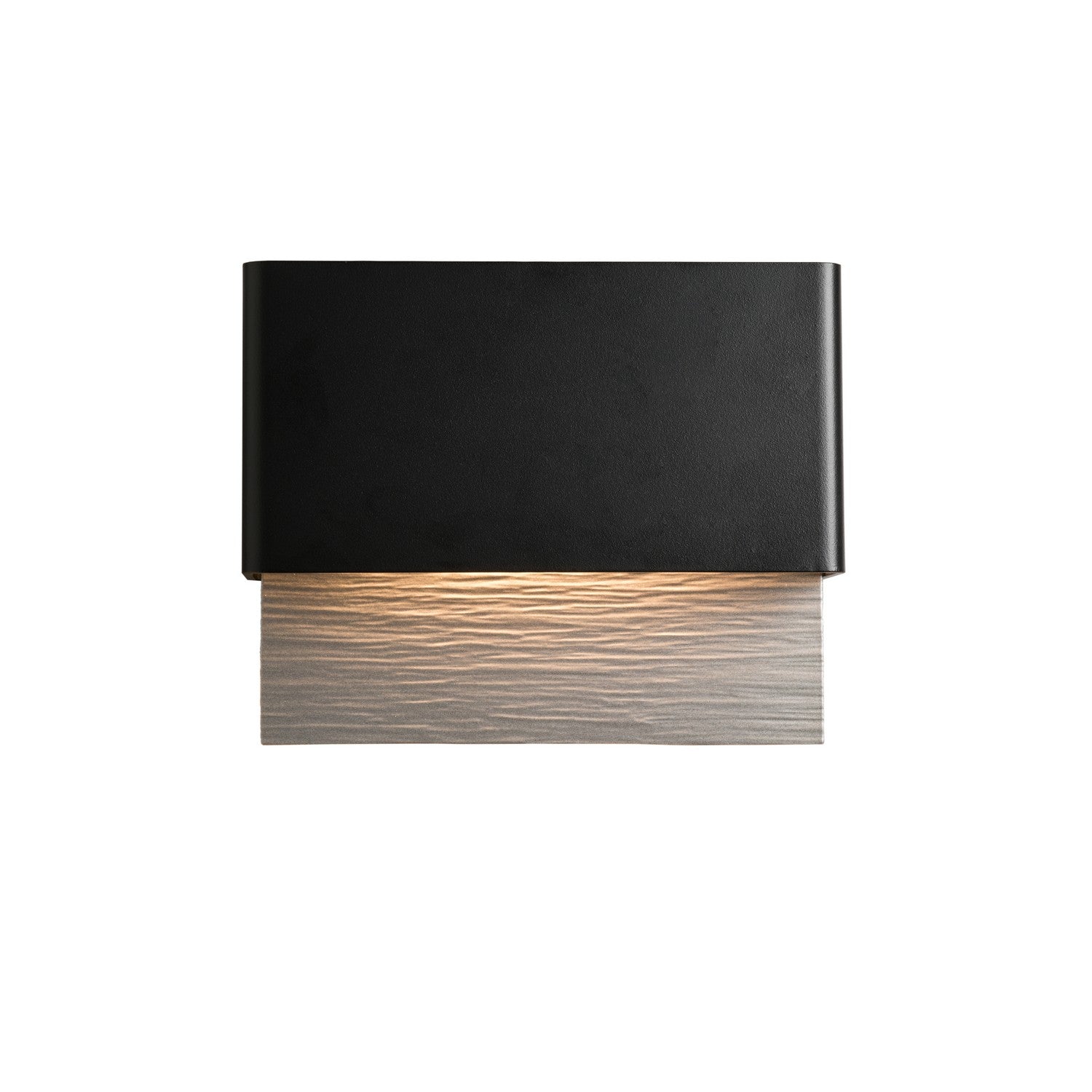 Hubbardton Forge - 302630-LED-80-78 - Stratum Dark Sky Friendly LED Outdoor Sconce - Stratum - Coastal Black