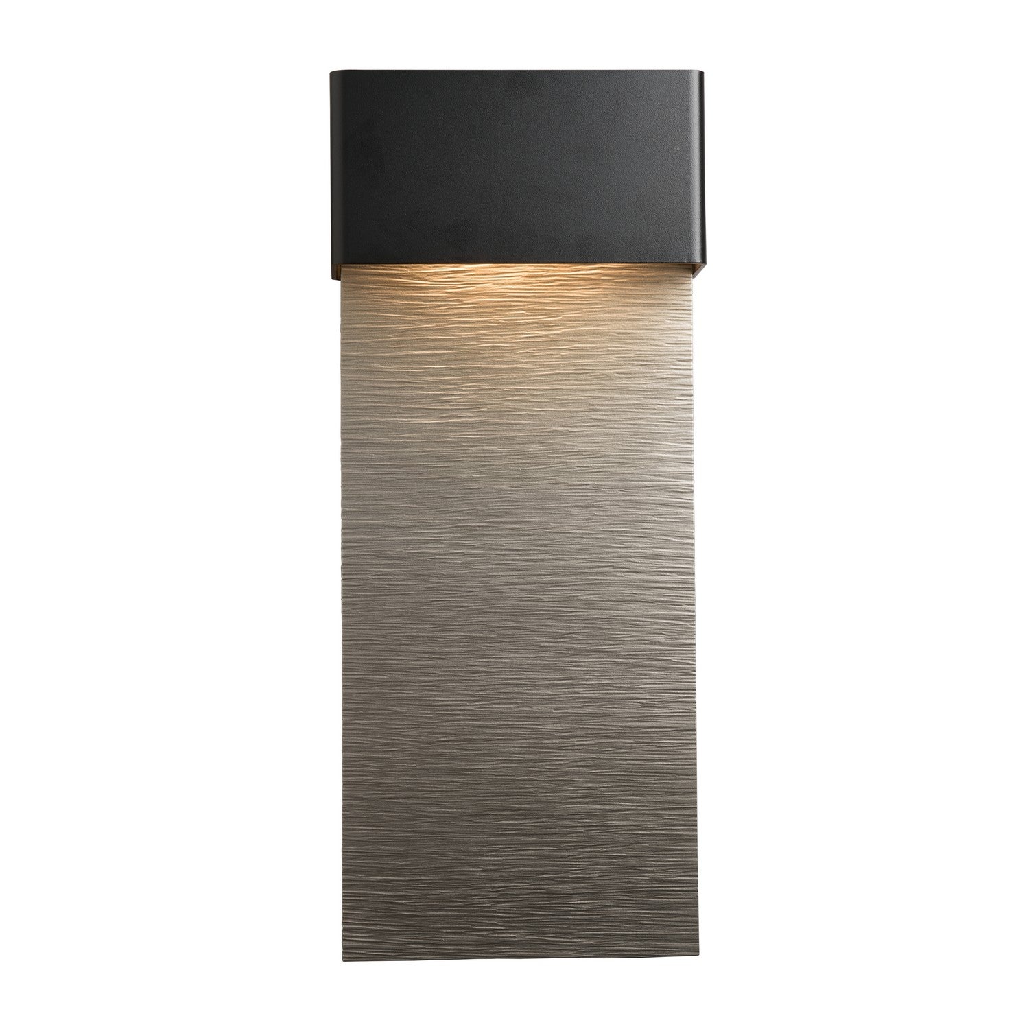Hubbardton Forge - 302632-LED-80-78 - Stratum Large Dark Sky Friendly LED Outdoor Sconce - Stratum - Coastal Black