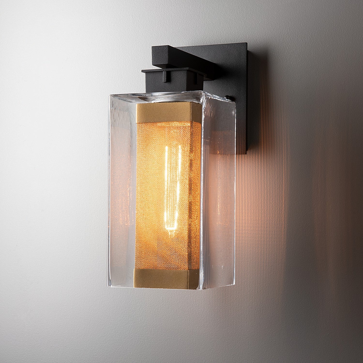 Hubbardton Forge - 304852-SKT-80-70-ZM0093 - Polaris Outdoor Medium Sconce - Polaris - Coastal Black