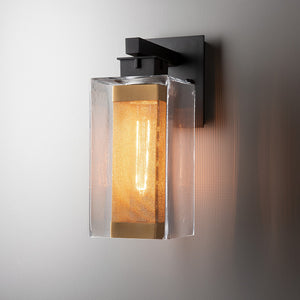 Hubbardton Forge - 304852-SKT-80-70-ZM0093 - One Light Outdoor Wall Sconce - Polaris - Coastal Black