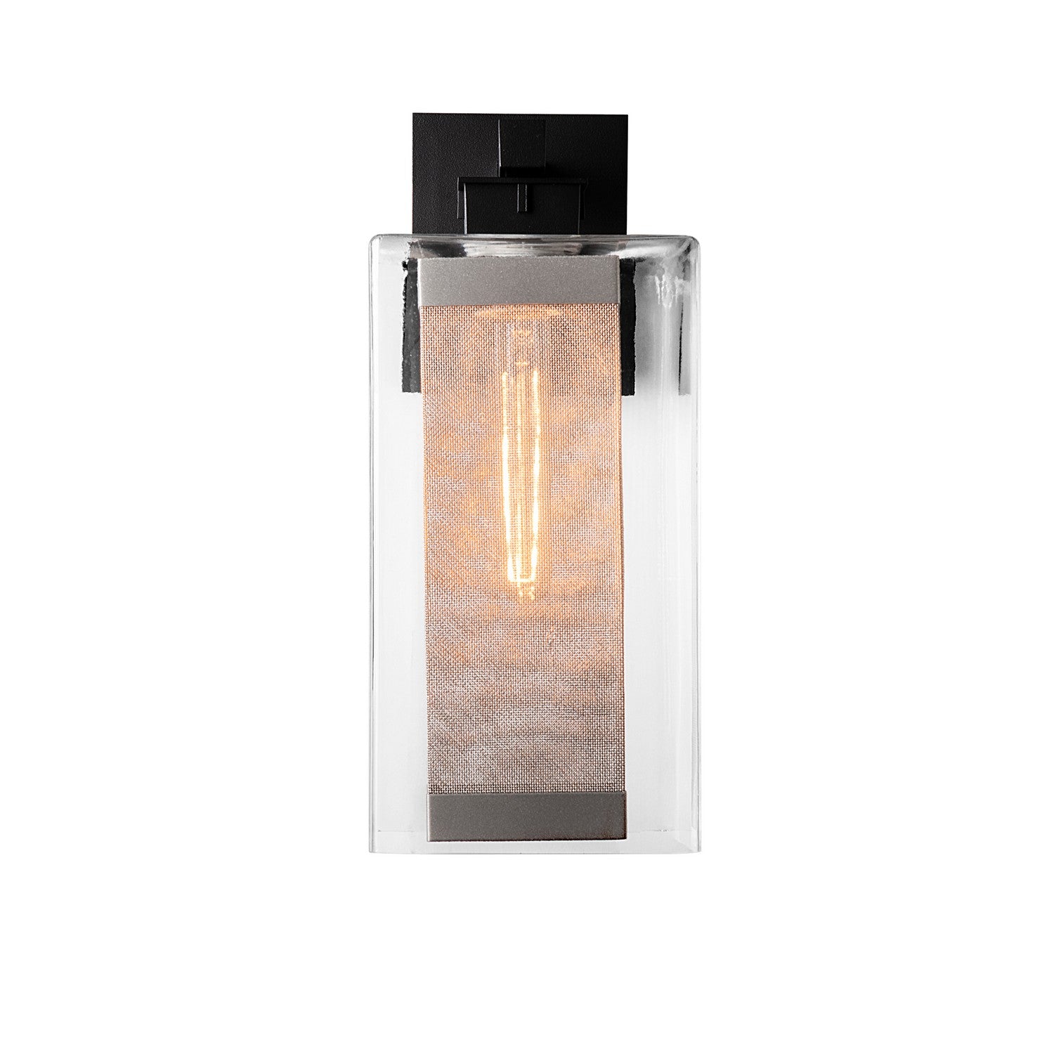 Hubbardton Forge - 304854-SKT-80-72-ZM0707 - Polaris Outdoor Large Sconce - Polaris - Coastal Black