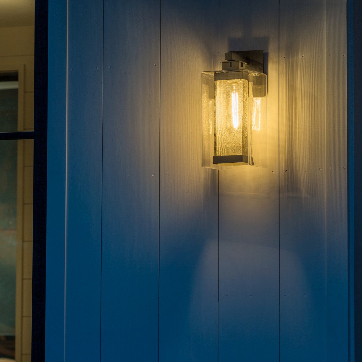 Hubbardton Forge - 304854-SKT-80-72-ZM0707 - Polaris Outdoor Large Sconce - Polaris - Coastal Black