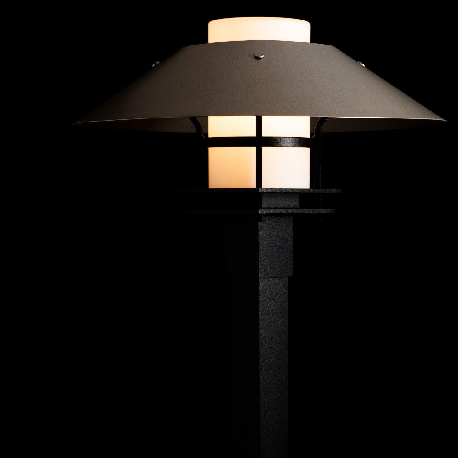 Hubbardton Forge - 344227-SKT-80-78-GG0026 - Henry Outdoor Post Light - Henry - Coastal Black