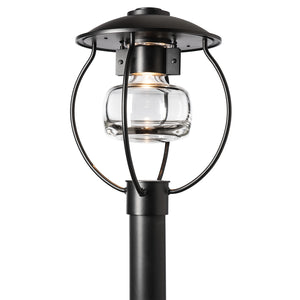 Hubbardton Forge - 344810-SKT-80-ZM0447 - One Light Outdoor Post Mount - Mason - Coastal Black