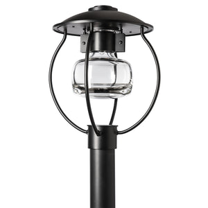 Hubbardton Forge - 344810-SKT-80-ZM0447 - One Light Outdoor Post Mount - Mason - Coastal Black