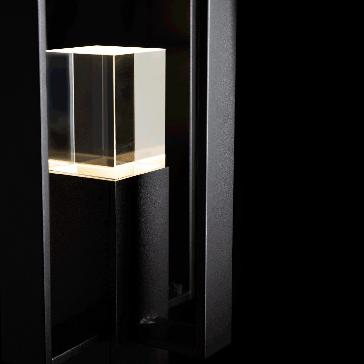 Hubbardton Forge - 344830-SKT-80-72-ZM0687 - One Light Outdoor Post Mount - Shadow Box - Coastal Black