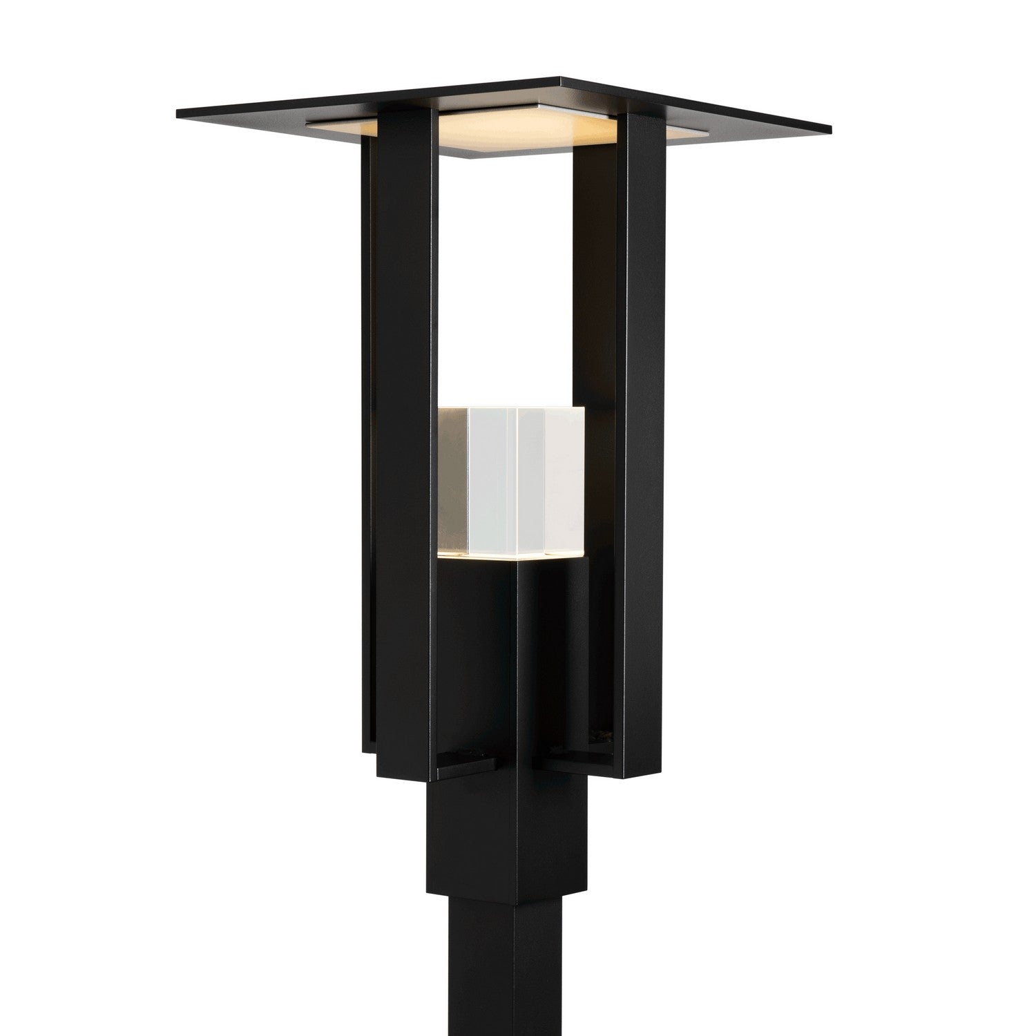 Hubbardton Forge - 344830-SKT-80-72-ZM0687 - One Light Outdoor Post Mount - Shadow Box - Coastal Black