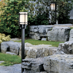 Hubbardton Forge - 346011-SKT-80-GG0076 - One Light Outdoor Post Mount - Tourou - Coastal Black