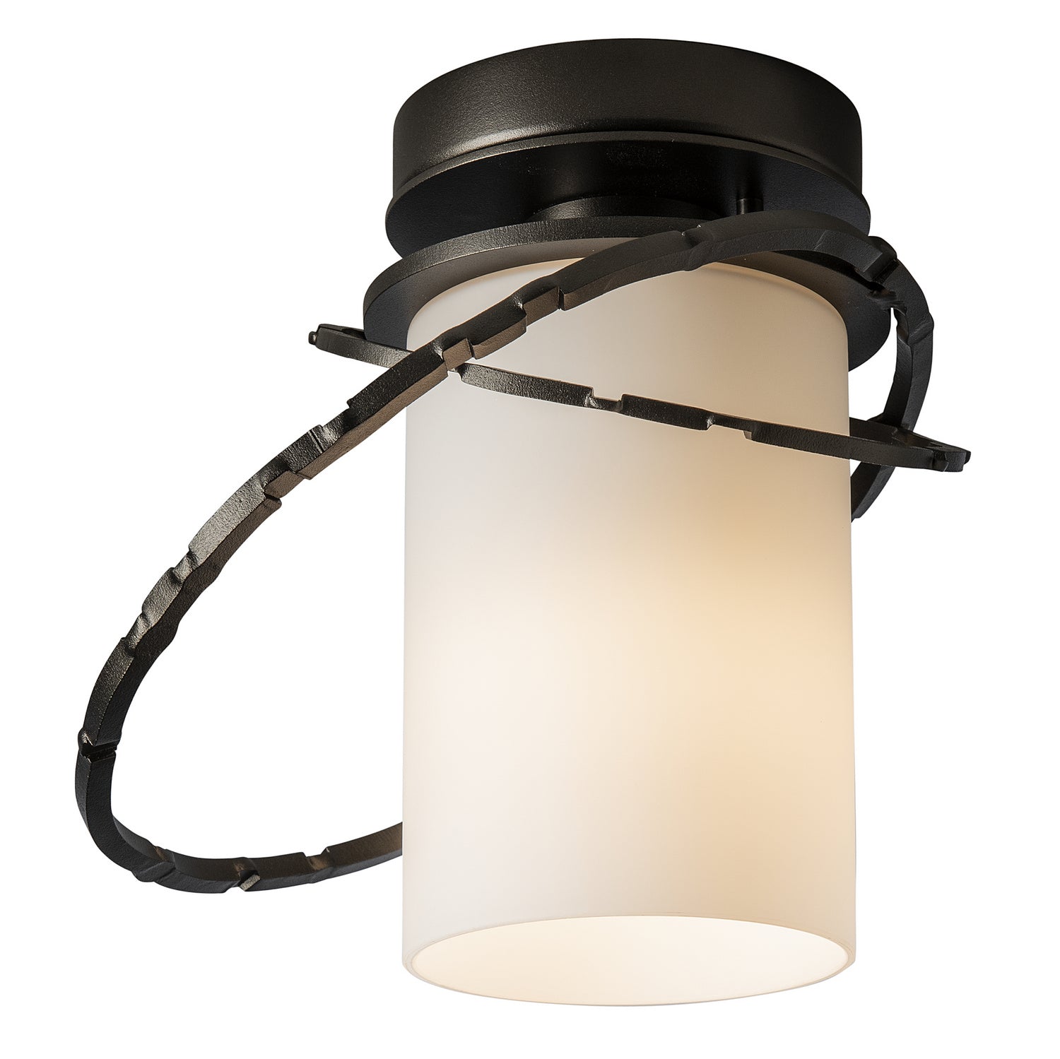 Hubbardton Forge - 352401-SKT-14-GG0160 - One Light Outdoor Semi-Flush Mount - Olympus - Coastal Oil Rubbed Bronze