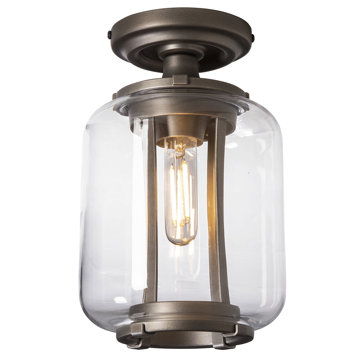 Hubbardton Forge - 352551-SKT-14-ZM0723 - One Light Outdoor Semi-Flush Mount - Fairwinds - Coastal Oil Rubbed Bronze