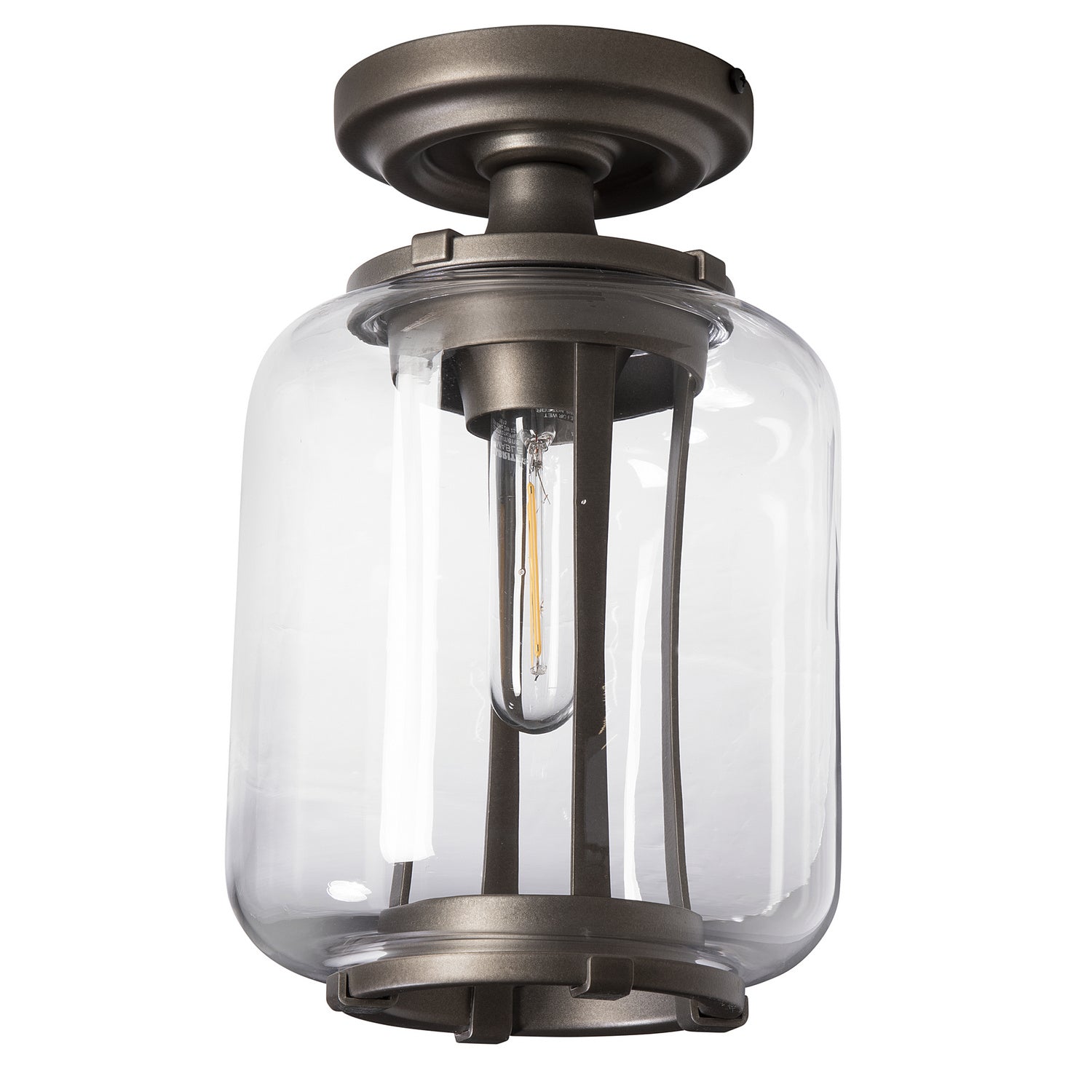 Hubbardton Forge - 352551-SKT-14-ZM0723 - One Light Outdoor Semi-Flush Mount - Fairwinds - Coastal Oil Rubbed Bronze