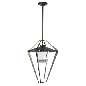 Hubbardton Forge - 362651-SKT-MULT-14-ZM0727 - One Light Outdoor Pendant/Semi-Flush - Stellar - Coastal Oil Rubbed Bronze