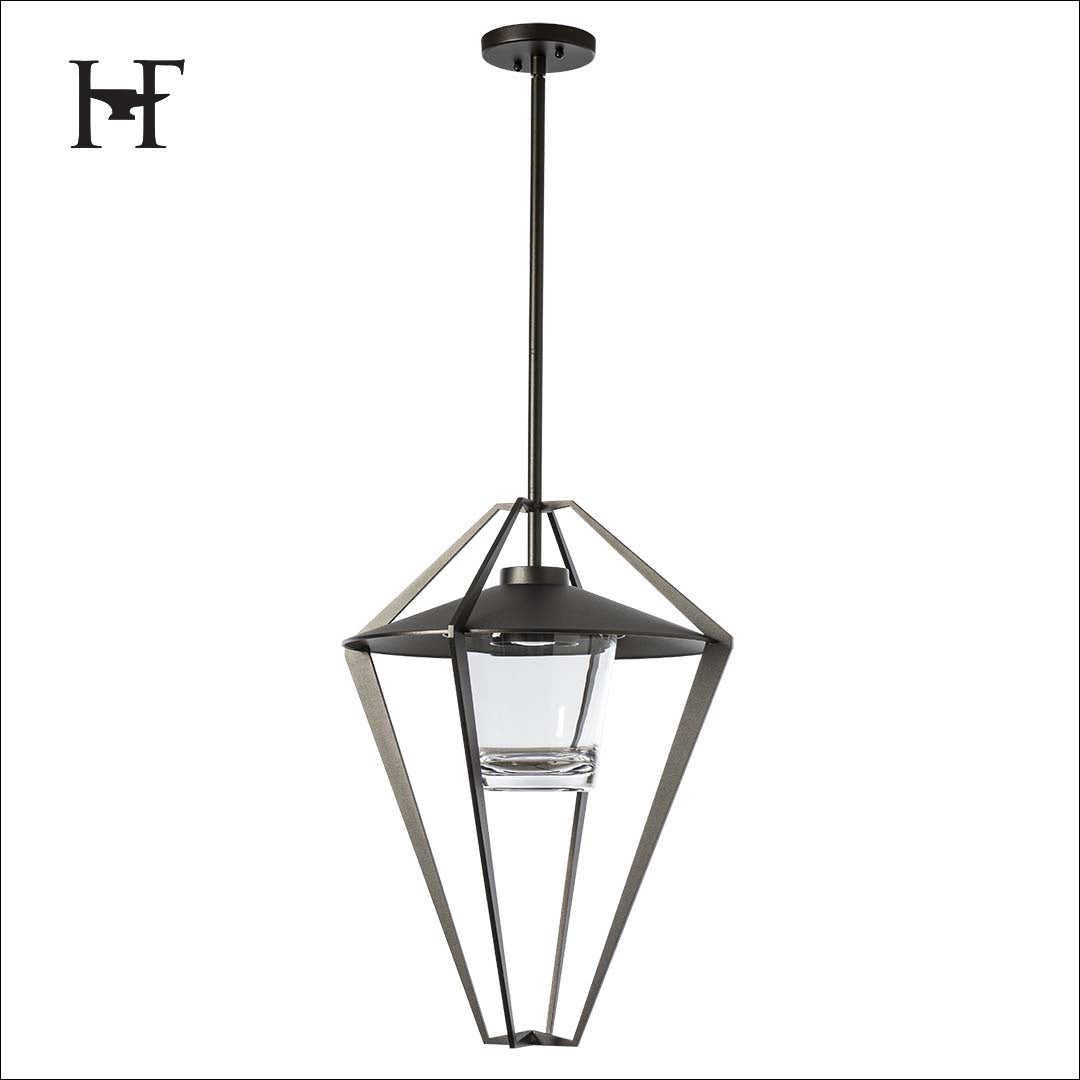 Hubbardton Forge - 362651-SKT-MULT-14-ZM0727 - One Light Outdoor Pendant/Semi-Flush - Stellar - Coastal Oil Rubbed Bronze