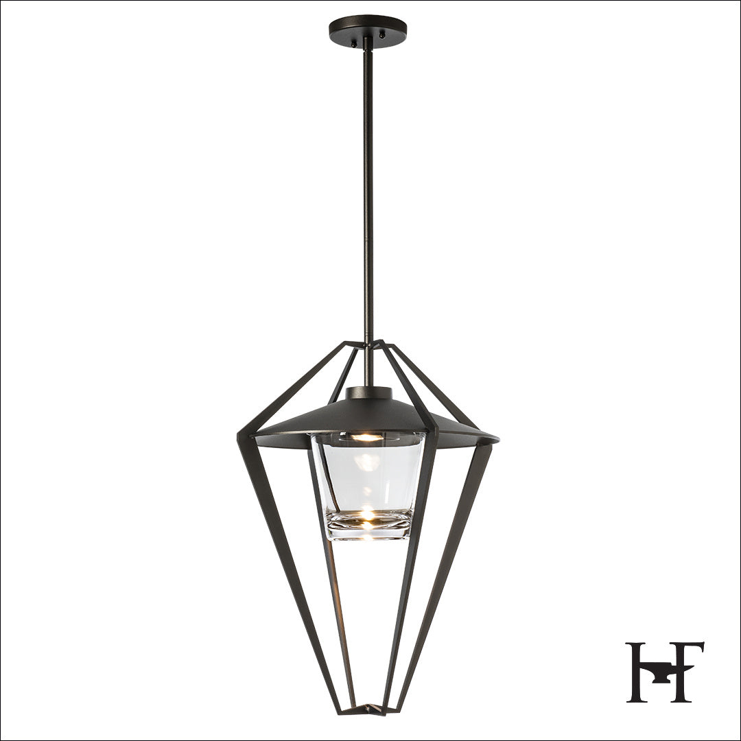 Hubbardton Forge - 362651-SKT-MULT-14-ZM0727 - One Light Outdoor Pendant/Semi-Flush - Stellar - Coastal Oil Rubbed Bronze