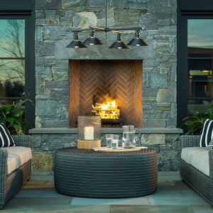 Hubbardton Forge - 364210-SKT-MULT-80 - Four Light Outdoor Pendant - Henry - Coastal Black