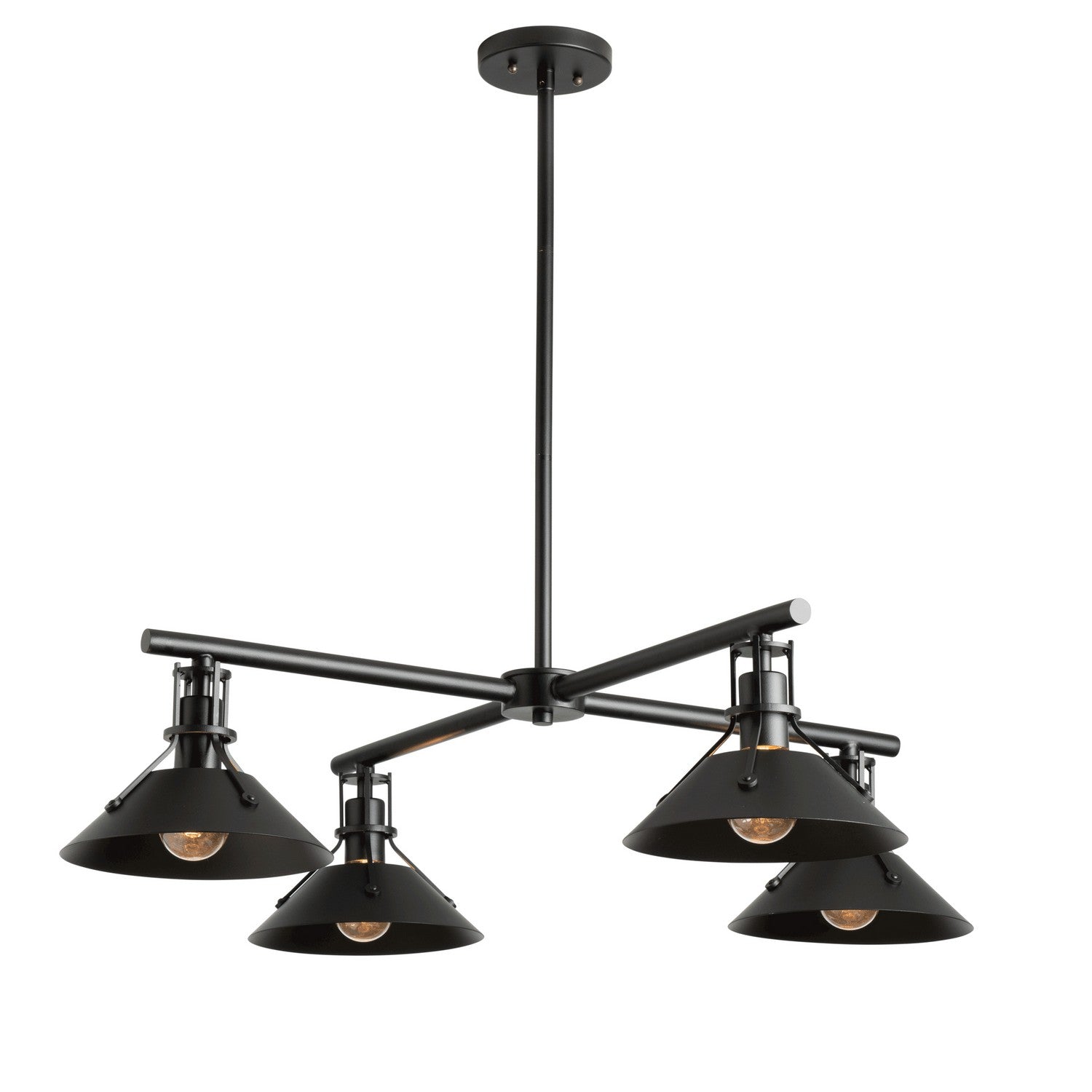 Hubbardton Forge - 364210-SKT-MULT-80 - Four Light Outdoor Pendant - Henry - Coastal Black