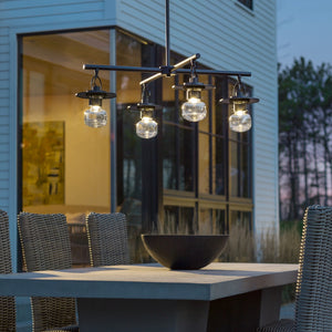 Hubbardton Forge - 364212-SKT-MULT-80-ZM0435 - LED Outdoor Pendant - Mason - Coastal Black