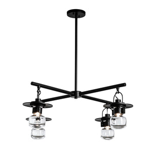 Hubbardton Forge - 364212-SKT-MULT-80-ZM0435 - LED Outdoor Pendant - Mason - Coastal Black