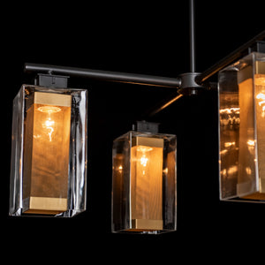 Hubbardton Forge - 364213-SKT-MULT-80-70-ZM0093 - Four Light Outdoor Pendant - Polaris - Coastal Black