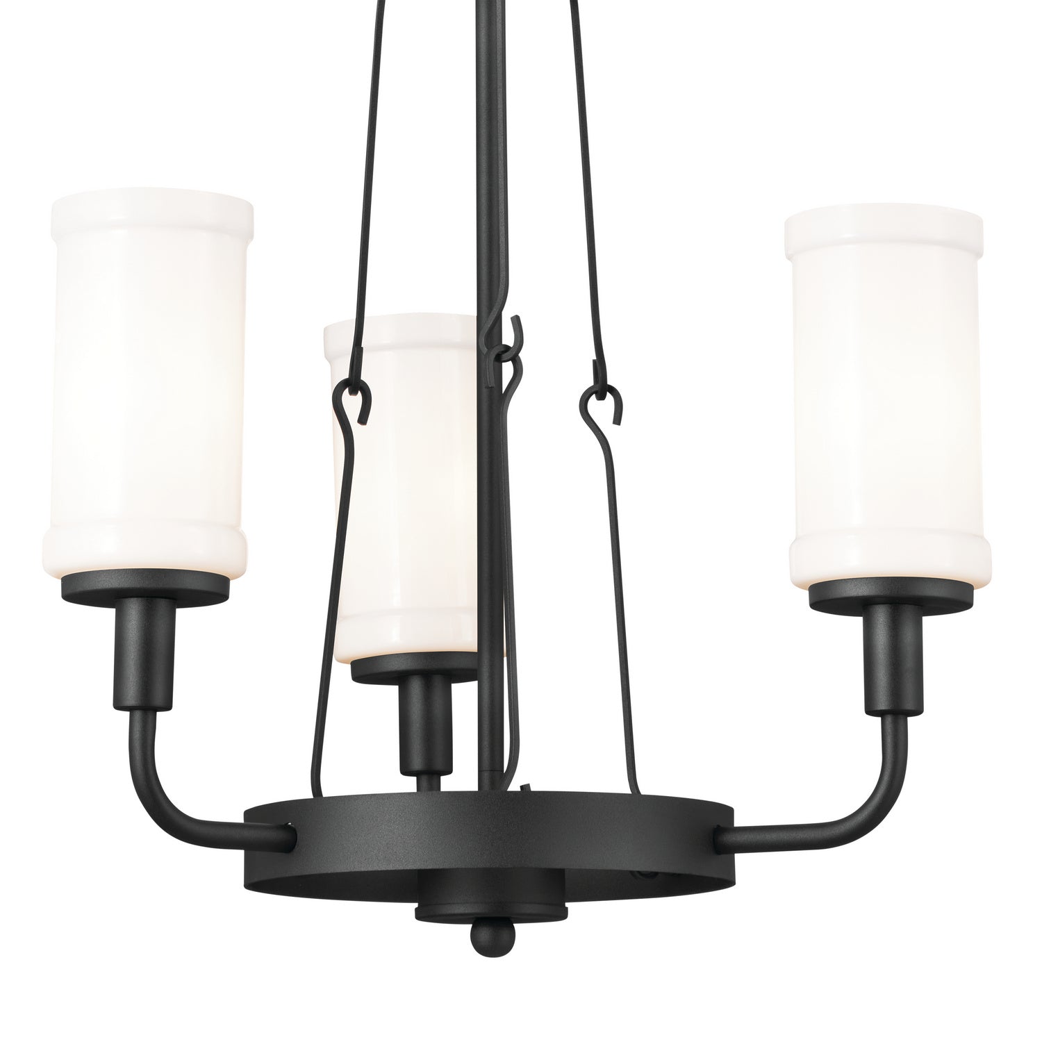 Kichler - 52450BKT - Three Light Mini Chandelier - Vetivene - Textured Black