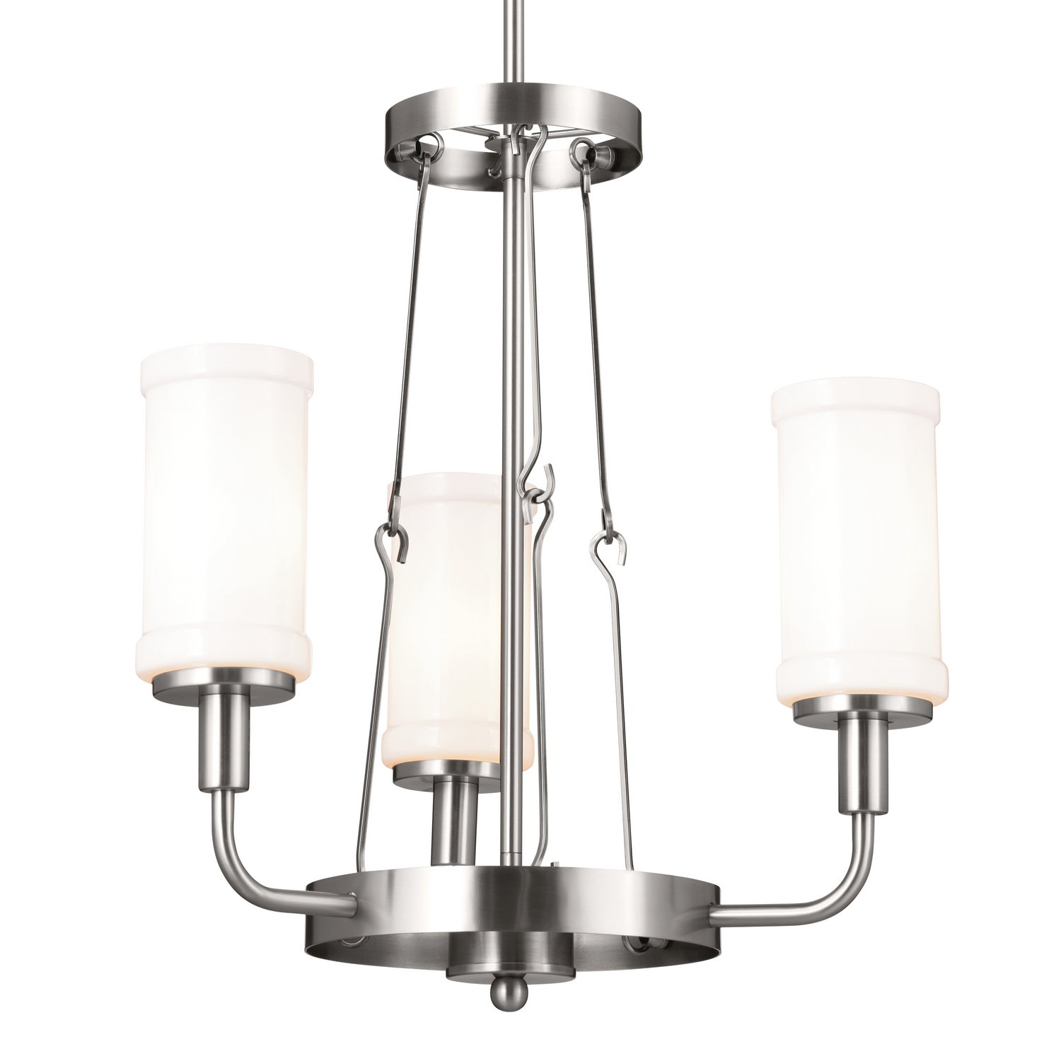 Kichler - 52450CLP - Three Light Mini Chandelier - Vetivene - Classic Pewter