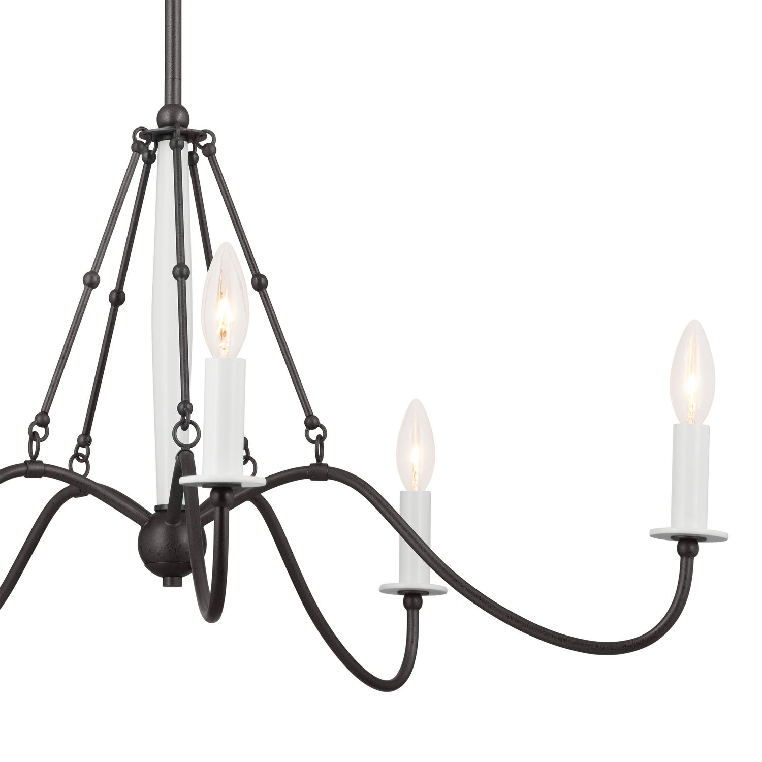 Kichler - 52455AVI - Five Light Chandelier - Freesia - Anvil Iron