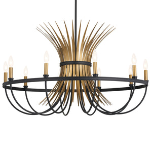 Kichler - 52459BK - Ten Light Chandelier - Baile - Black