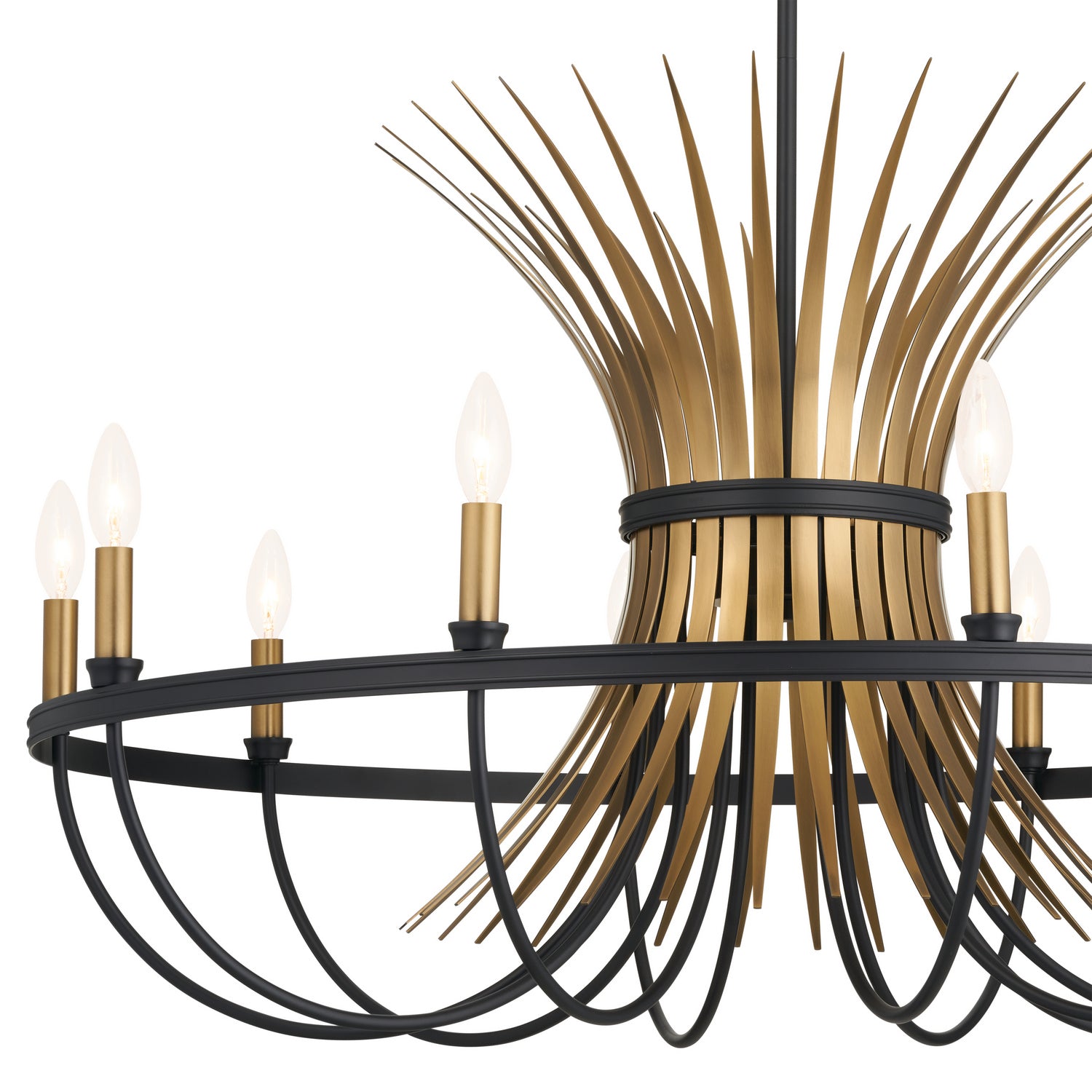 Kichler - 52459BK - Ten Light Chandelier - Baile - Black