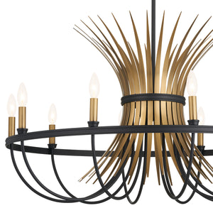 Kichler - 52459BK - Ten Light Chandelier - Baile - Black