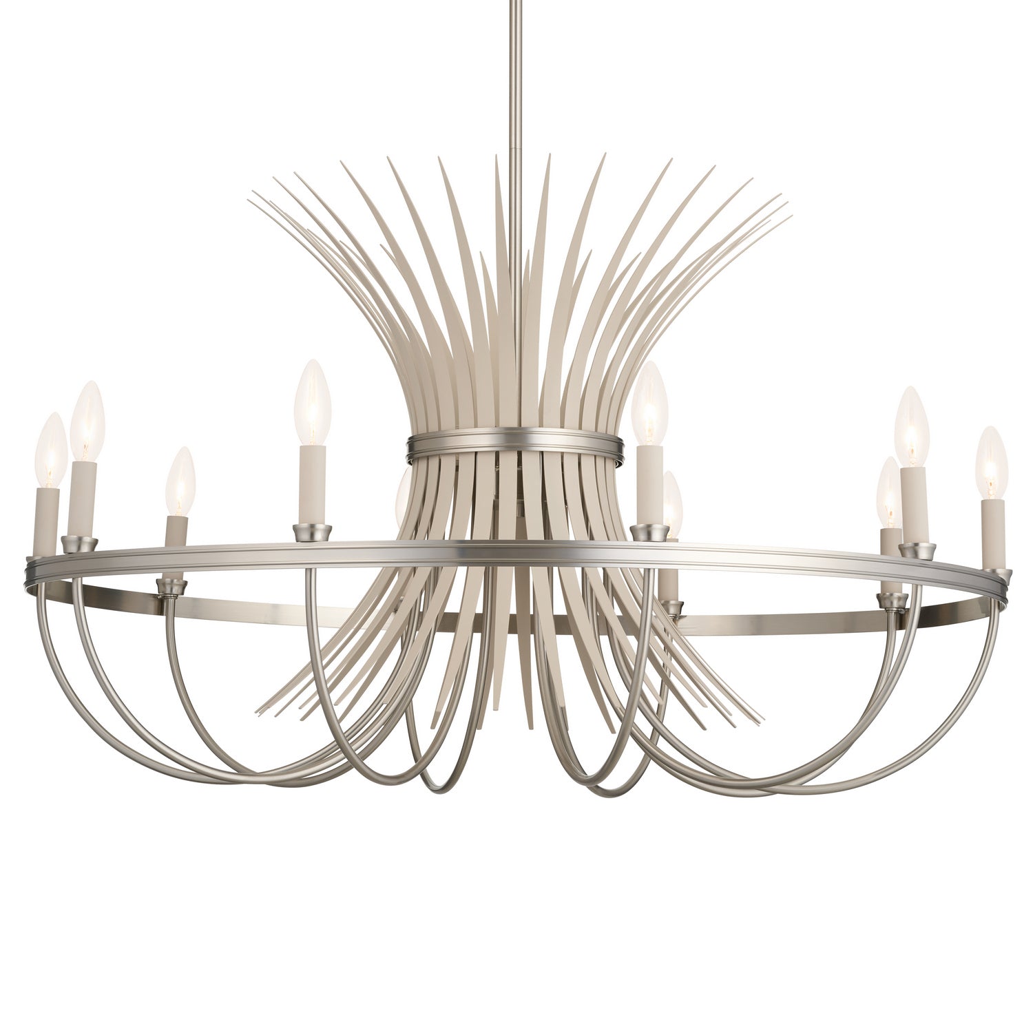 Kichler - 52459NI - Ten Light Chandelier - Baile - Brushed Nickel