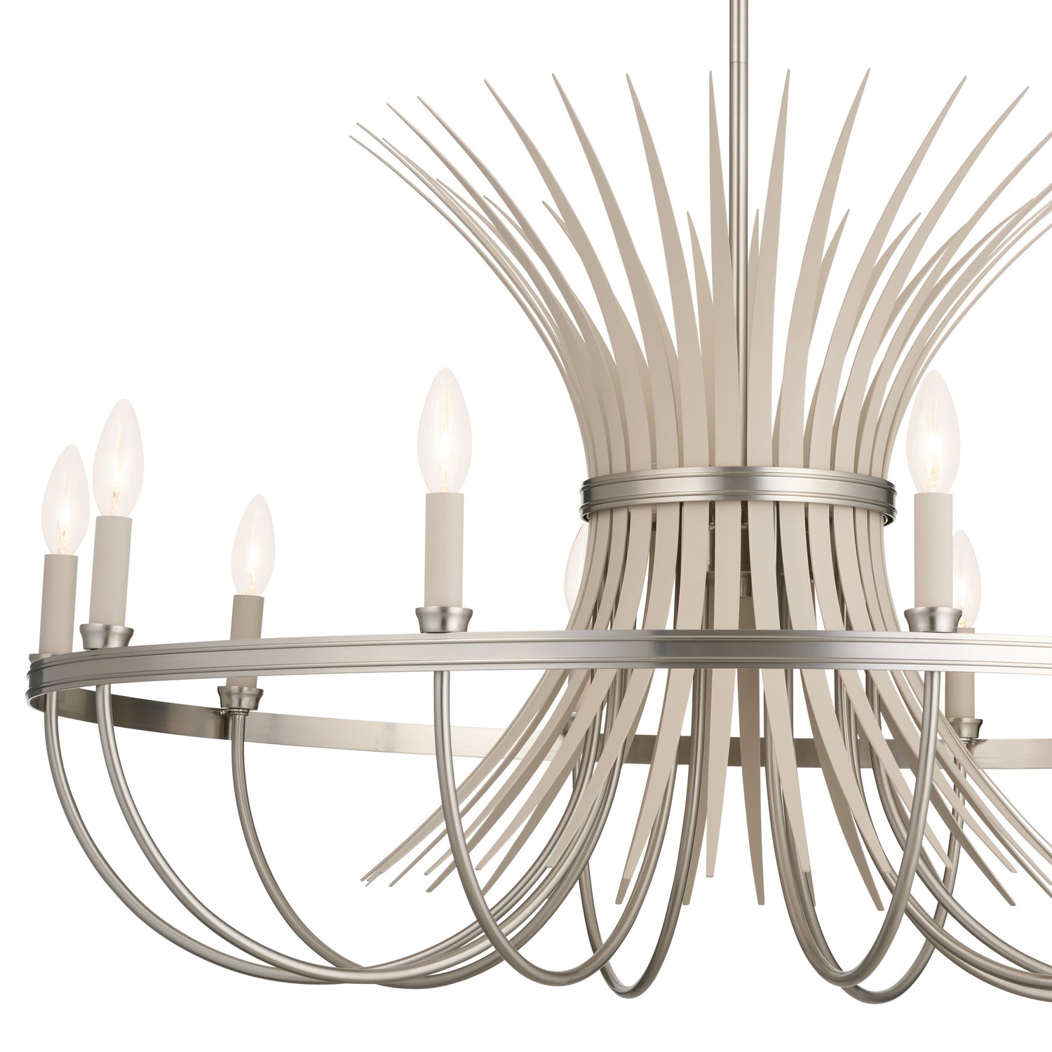 Kichler - 52459NI - Ten Light Chandelier - Baile - Brushed Nickel