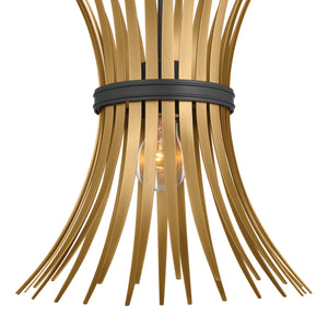 Kichler - 52460BK - One Light Pendant - Baile - Black