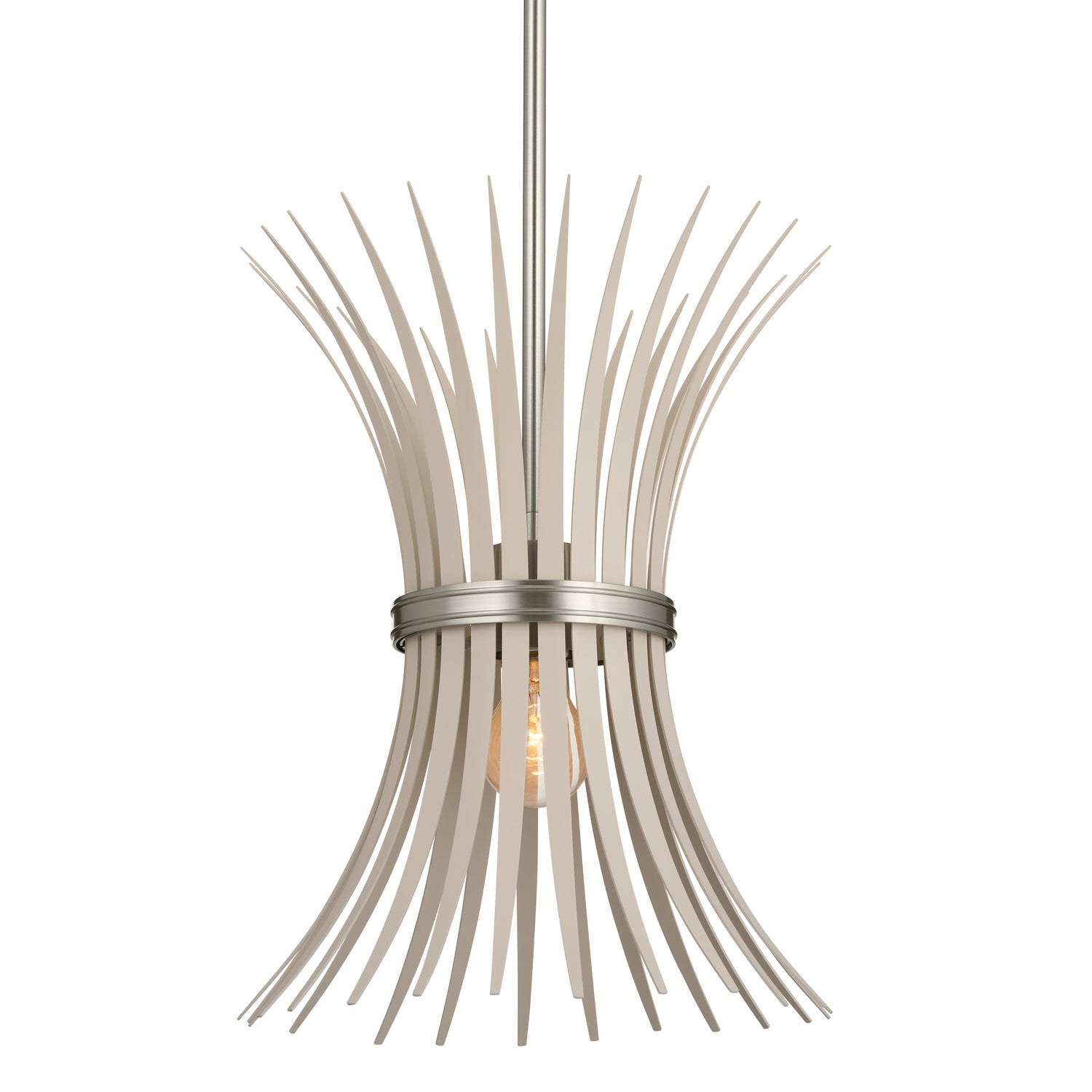 Kichler - 52460NI - One Light Pendant - Baile - Brushed Nickel