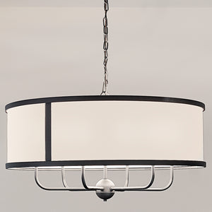 Kichler - 52466BKT - Six Light Chandelier - Heddle - Textured Black