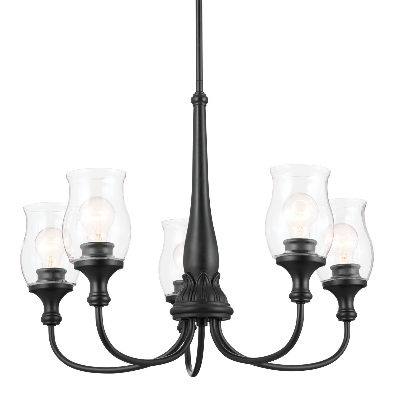 Kichler - 52468BK - Five Light Chandelier - Melis - Black