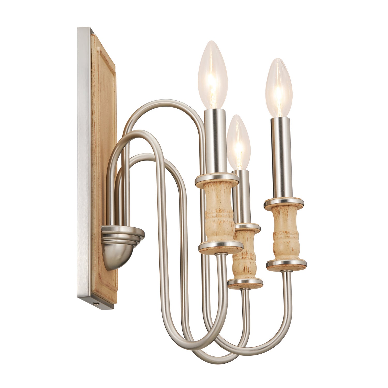 Kichler - 52473NI - Three Light Wall Sconce - Karthe - Brushed Nickel