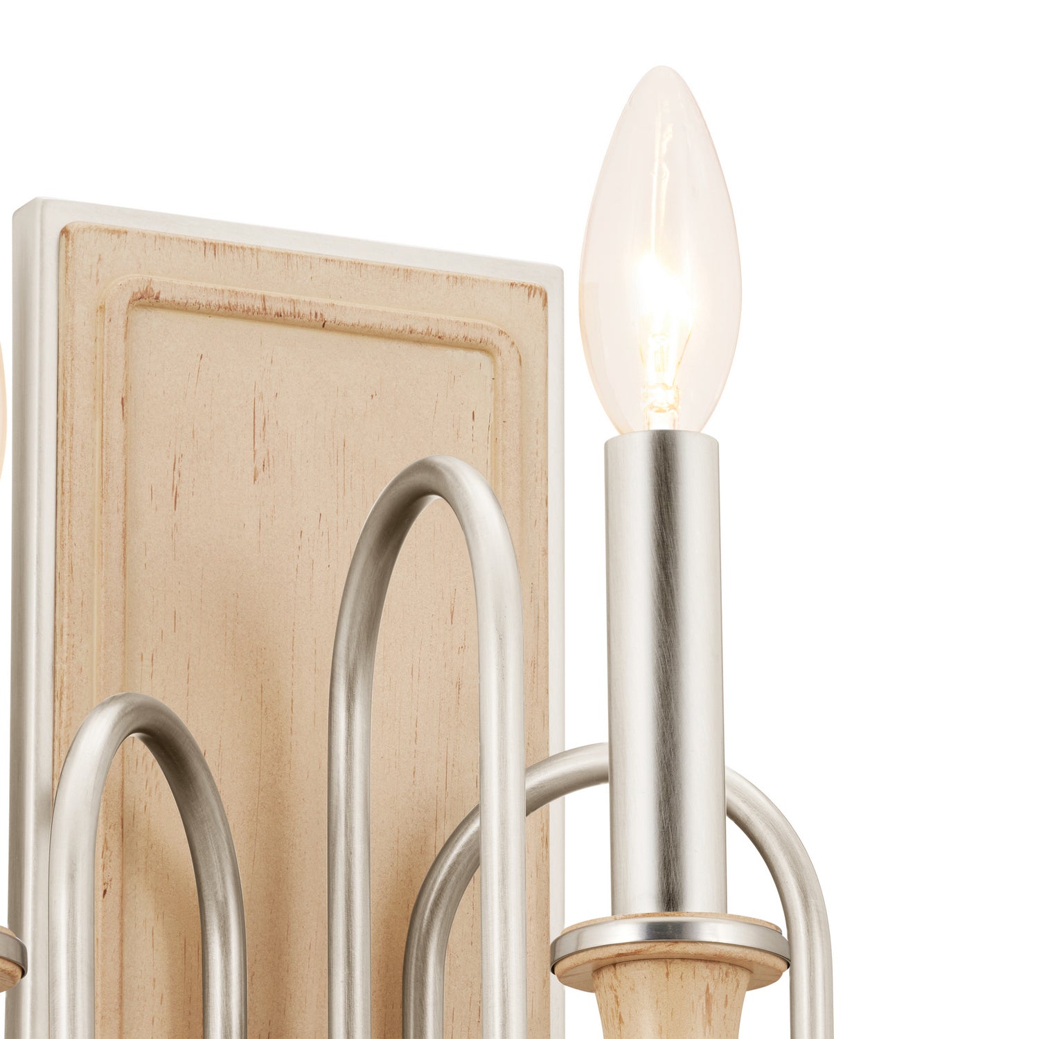 Kichler - 52473NI - Three Light Wall Sconce - Karthe - Brushed Nickel