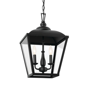 Kichler - 52474BKT - Two Light Pendant - Dame - Textured Black